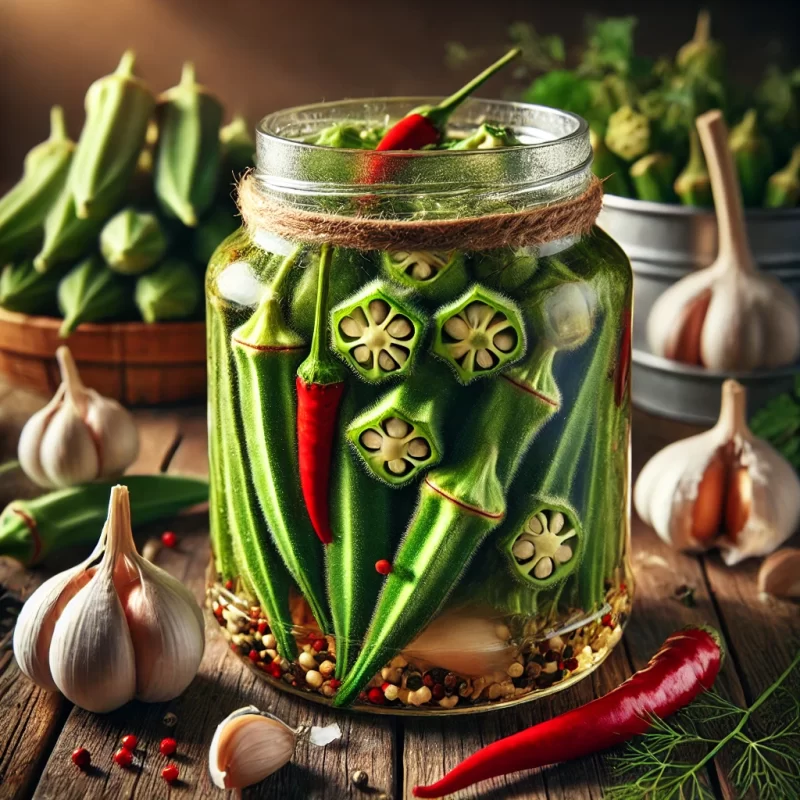 bamya-tursusu Bamya Turşusu